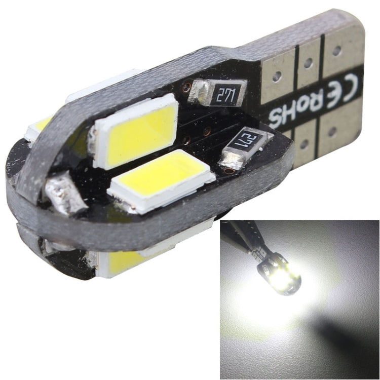 10 PCS T10 4W 280LM White Light 8 LED SMD 5630 Canbus Decode Car Clearance Lights Lamp, DC 12V - In Car by buy2fix | Online Shopping UK | buy2fix