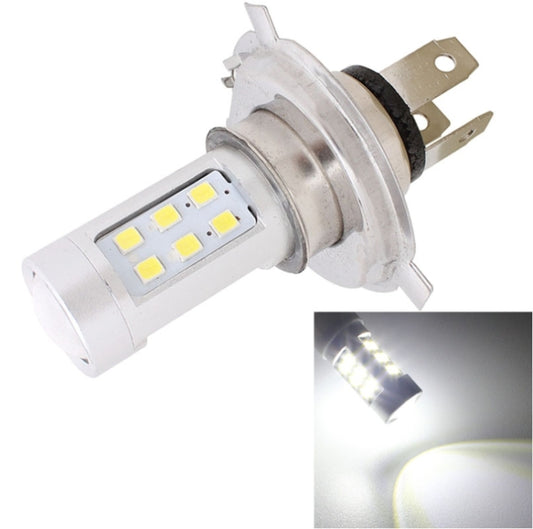 H4 4.2W 630LM White Light 21 LED 2835 SMD Car Headlamp Bulb, Constant Current, DC 12-24V - In Car by buy2fix | Online Shopping UK | buy2fix