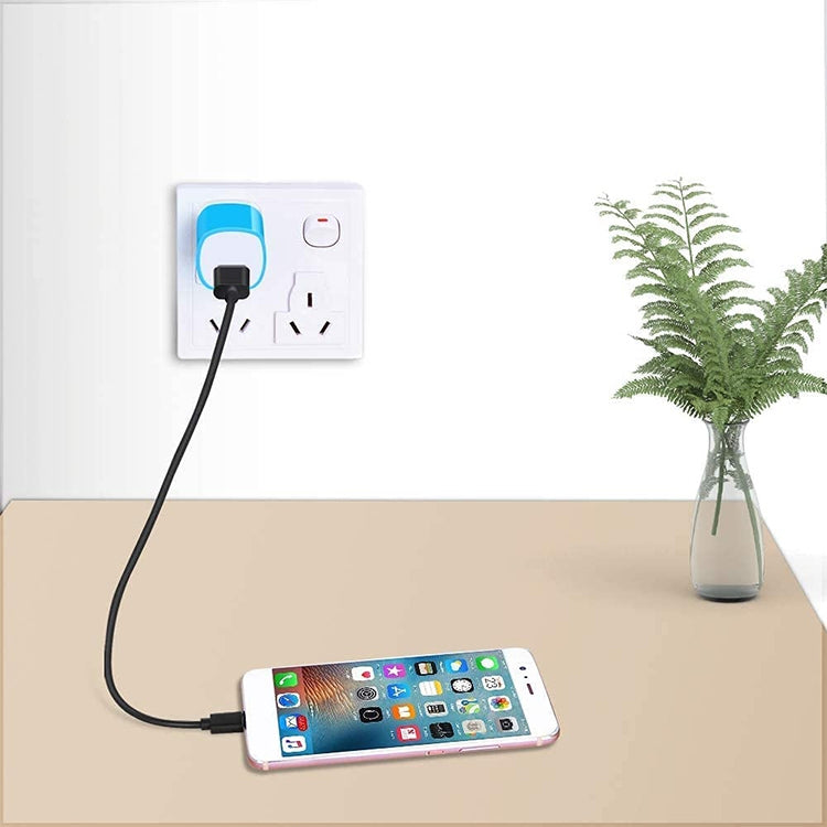 US Plug USB Charger(Black) - Apple Accessories by buy2fix | Online Shopping UK | buy2fix