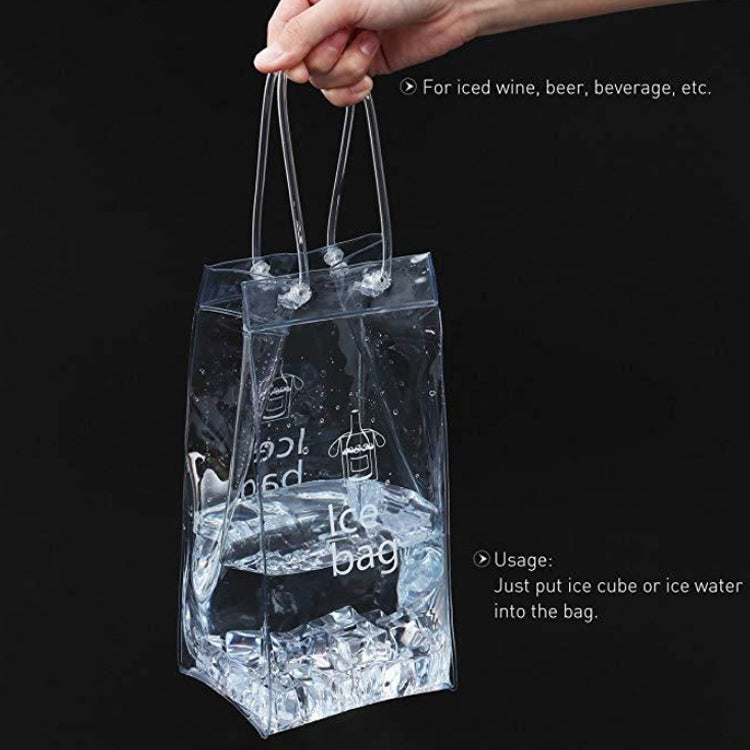 High Quality PVC Ice Bag for Wine(Transparent) - Home & Garden by buy2fix | Online Shopping UK | buy2fix