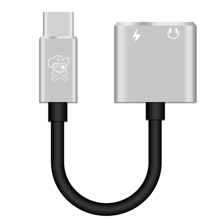 ENKAY Hat-prince HC-10 USB-C / Type-C + 3.5mm Jack to USB-C / Type-C Charge Audio Adapter Cable - Audio Adapter by ENKAY | Online Shopping UK | buy2fix