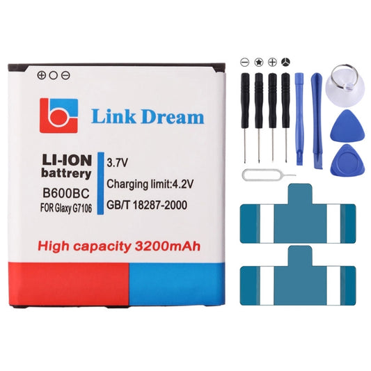 Link Dream High Quality 3200mAh Replacement Battery for Galaxy Grand 2 / G7106 (B600BC) - For Samsung by buy2fix | Online Shopping UK | buy2fix