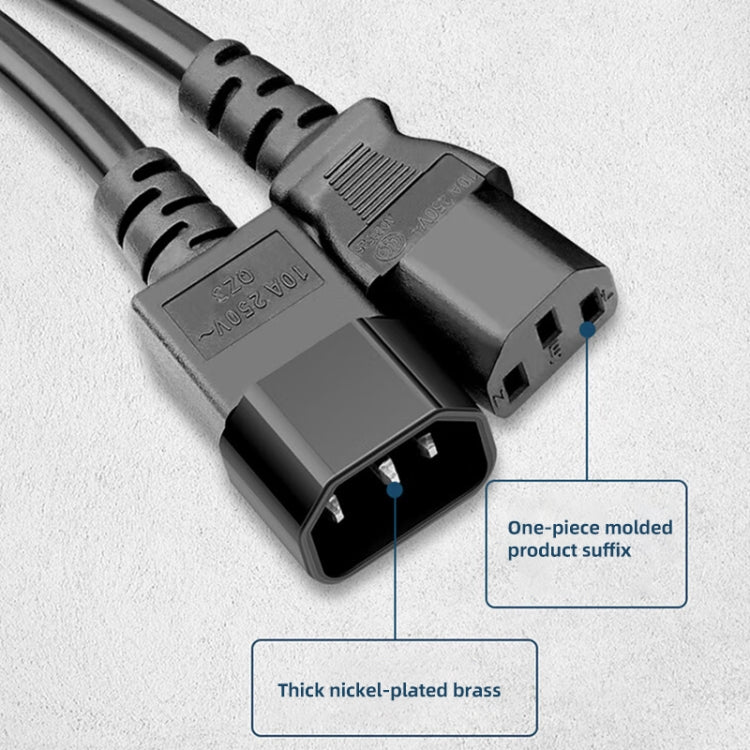 1.5m AC 3 Prong PC Power Extension Cord/Cable - Power Cord by buy2fix | Online Shopping UK | buy2fix