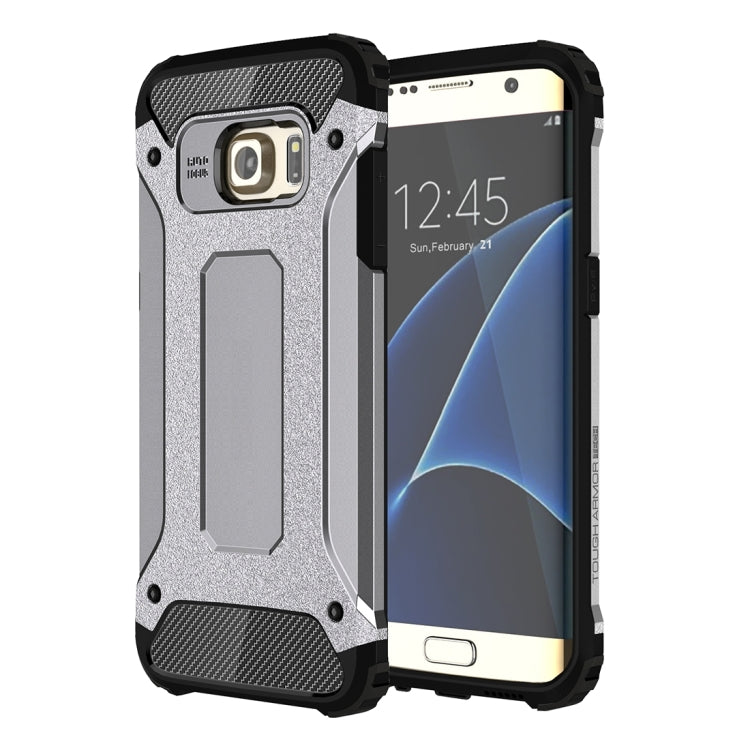 For Galaxy S7 Edge / G935 Tough Armor TPU + PC Combination Case (Grey) - Samsung Accessories by buy2fix | Online Shopping UK | buy2fix