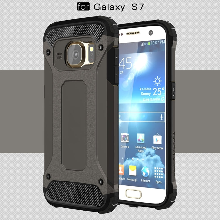 For Galaxy S7 / G930 Tough Armor TPU + PC Combination Case (Black) - Galaxy Phone Cases by buy2fix | Online Shopping UK | buy2fix