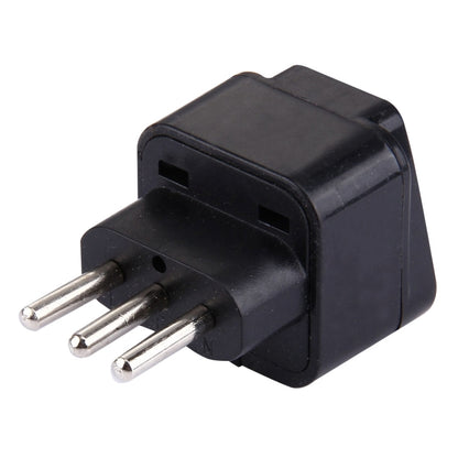 Plug Adapter, Travel Power Adaptor with Italian Plug(Black) - Plug Adaptor by buy2fix | Online Shopping UK | buy2fix