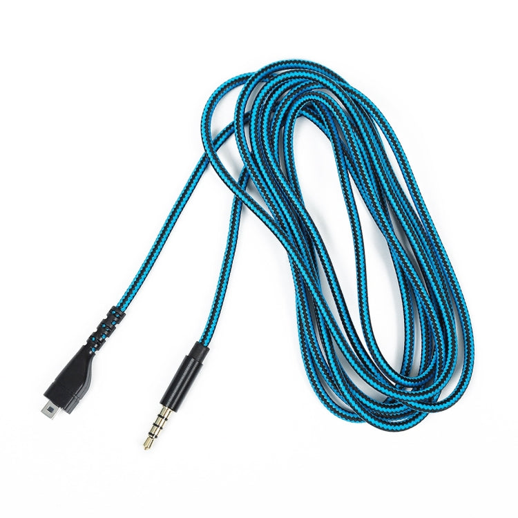 ZS0158 Straight Plug Gaming Headset Audio Cable for SteelSeries Arctis 3 / 5 / 7(Blue) - Headset Accessories by buy2fix | Online Shopping UK | buy2fix