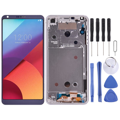 Original LCD Screen For LG G6 / H870 / H870DS / H872 / LS993 / VS998 / US997 Digitizer Full Assembly with Frame(Purple) - For LG by buy2fix | Online Shopping UK | buy2fix