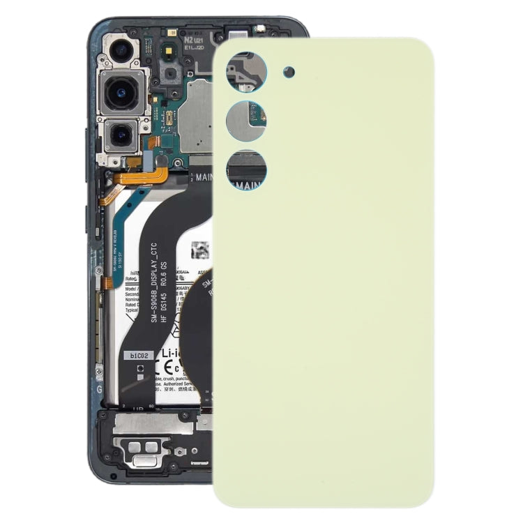 For Samsung Galaxy S23+ SM-S916B OEM Glass Battery Back Cover(Yellow) - Repair & Spare Parts by buy2fix | Online Shopping UK | buy2fix