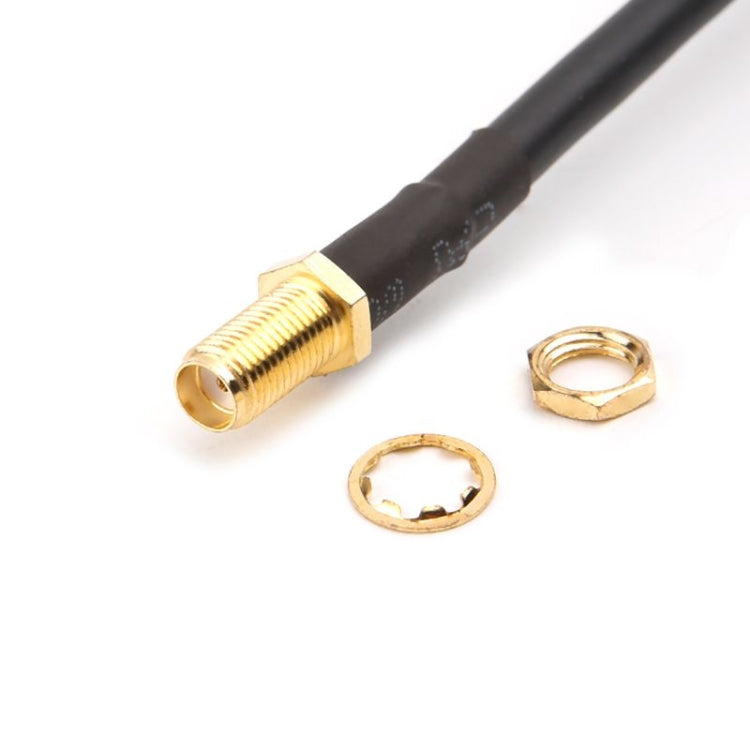 SMA Female to UHF SO239 PL259 Female RG58 Pork Tail Cable, Length: 50cm - Security by buy2fix | Online Shopping UK | buy2fix