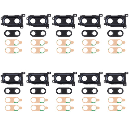 For Huawei Enjoy 9 Plus  10pcs Camera Lens Cover (Black) - Camera by buy2fix | Online Shopping UK | buy2fix