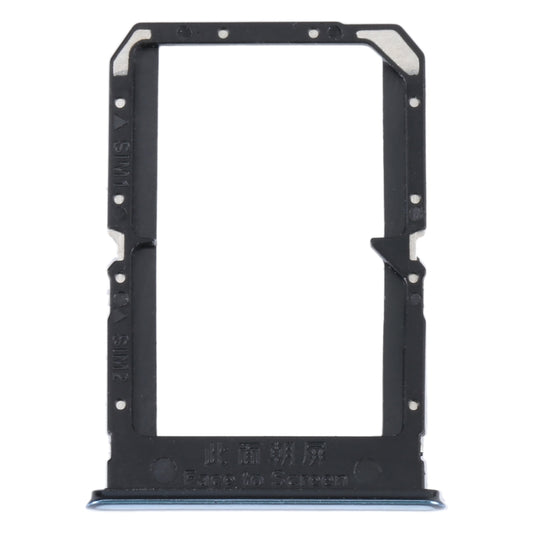 For OPPO Reno5 4G SIM Card Tray + SIM Card Tray (Silver) - Repair & Spare Parts by buy2fix | Online Shopping UK | buy2fix