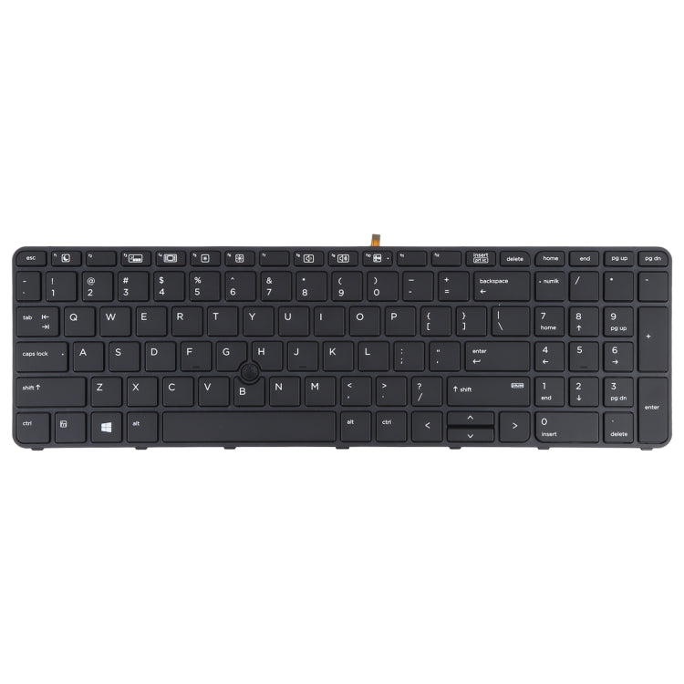 For HP Probook 650 G2 G3 655 G3 450 G3 841137-001 US Version Keyboard with Backlight and Pointing - Replacement Keyboards by buy2fix | Online Shopping UK | buy2fix