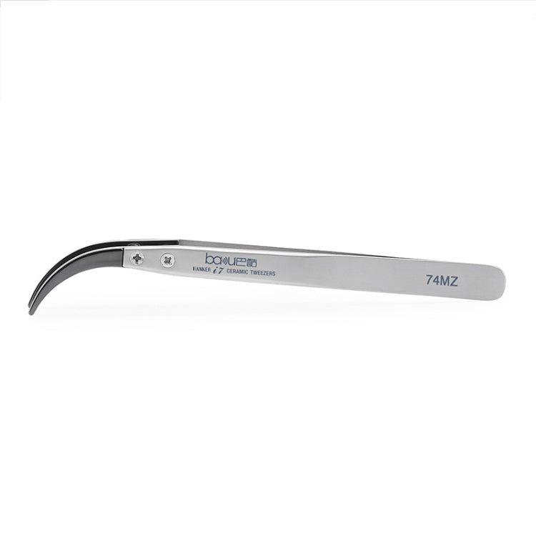 BAKU BA-I7-74MZ Stainless Steel Curved Tweezers - Tweezers by BAKU | Online Shopping UK | buy2fix