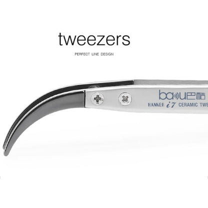 BAKU BA-I7-74MZ Stainless Steel Curved Tweezers - Tweezers by BAKU | Online Shopping UK | buy2fix