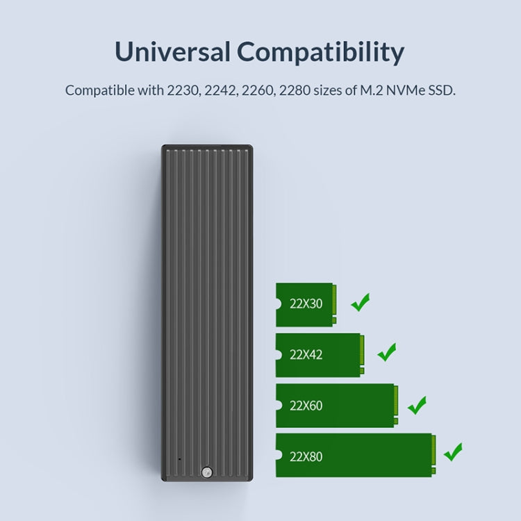 ORICO M2PV-C3 M.2 NVMe SSD Enclosure - HDD Enclosure by ORICO | Online Shopping UK | buy2fix