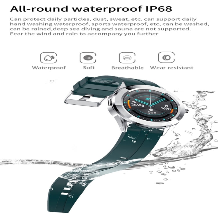 Y10 1.54inch Color Screen Smart Watch IP68 Waterproof,Support Heart Rate Monitoring/Blood Pressure Monitoring/Blood Oxygen Monitoring/Sleep Monitoring(Gold) - Smart Wear by buy2fix | Online Shopping UK | buy2fix