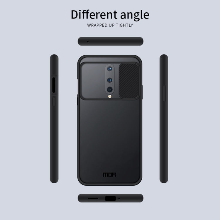 For OnePlus 8 MOFI Xing Dun Series Translucent Frosted PC + TPU Privacy Anti-glare Shockproof All-inclusive Protective Case(Black) - OnePlus Cases by MOFI | Online Shopping UK | buy2fix