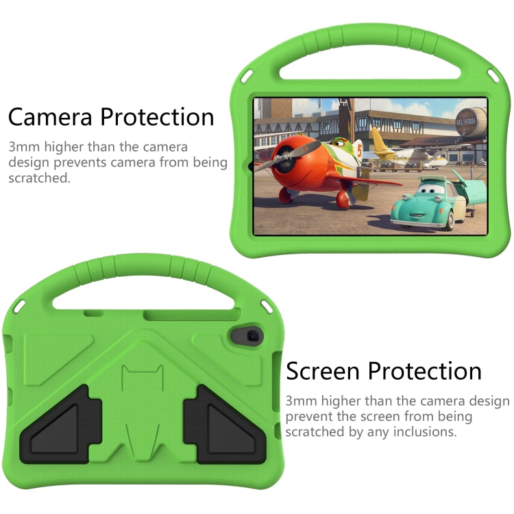 For Lenovo Tab M8 TB-8505F/X(HD)/8705 EVA Flat Anti Falling Protective Case Shell with Holder(Green) - For Lenovo by buy2fix | Online Shopping UK | buy2fix