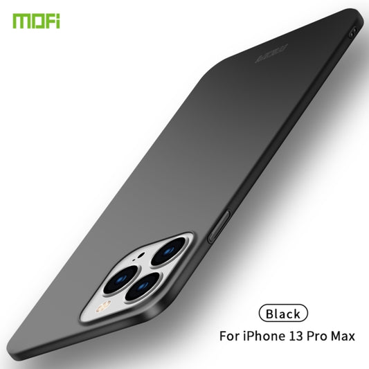 For iPhone 13 Pro Max  MOFI Frosted PC Ultra-thin Hard Case(Black) - iPhone 13 Pro Max Cases by MOFI | Online Shopping UK | buy2fix