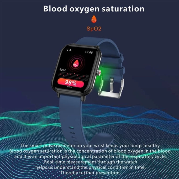 Q9pro 1.7 inch Color Screen Smart Watch, IP68 Waterproof,Support Temperature Monitoring/Heart Rate Monitoring/Blood Pressure Monitoring/Blood Oxygen Monitoring/Sleep Monitoring(Orange) - Smart Wear by buy2fix | Online Shopping UK | buy2fix