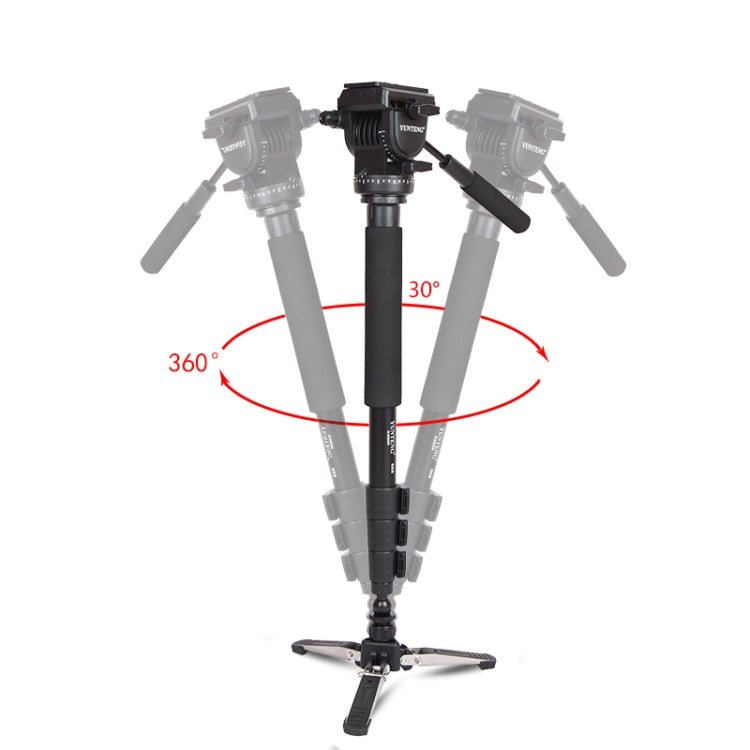 YUNTENG VCT-288 Tripod Mount Monopod with Fluid Drag Head - Camera Accessories by buy2fix | Online Shopping UK | buy2fix