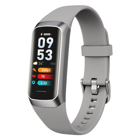 C60 IP67 Waterproof 1.1 inch Smart Fitness Band(Grey) - Smart Wear by buy2fix | Online Shopping UK | buy2fix