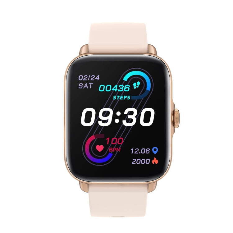 Y22 1.7inch IP67 Color Screen Smart Watch(Rose Gold) - Smart Wear by buy2fix | Online Shopping UK | buy2fix