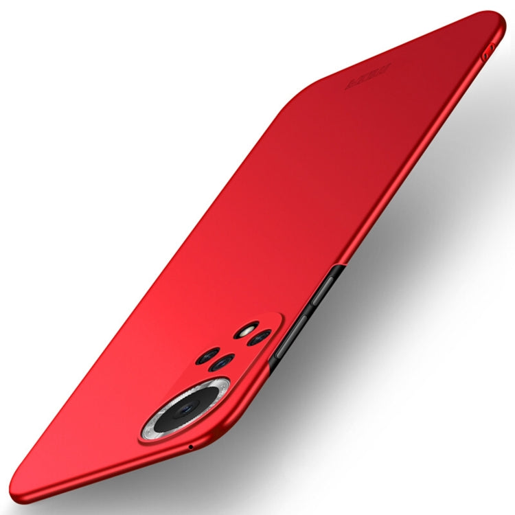 For Huawei Nova 9 MOFI Frosted PC Ultra-thin Hard Phone Case(Red) - Huawei Cases by MOFI | Online Shopping UK | buy2fix