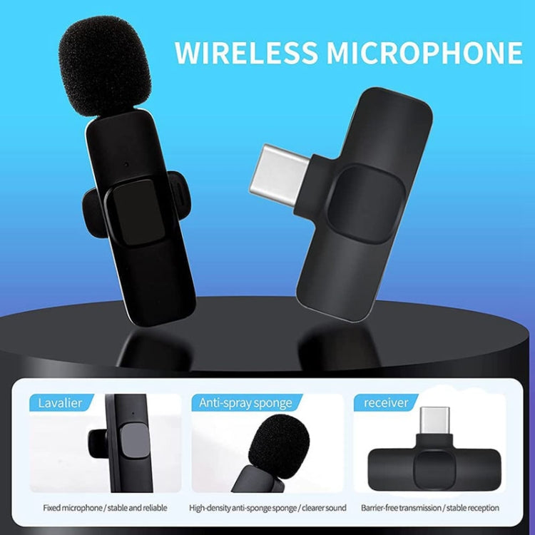 Wireless Lapel Microphones For Android Type C Device - Lavalier Microphone,Suitable For The YouTube | Facebook | Live Streaming | Interview Video | Tiktok - Consumer Electronics by buy2fix | Online Shopping UK | buy2fix