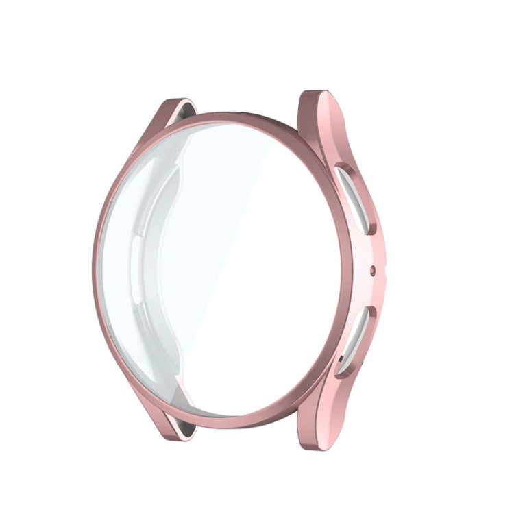 For Samsung Galaxy Watch5 40mm ENKAY Hat-Prince Full Coverage Electroplated Soft TPU Case(Pink) - Smart Wear by ENKAY | Online Shopping UK | buy2fix