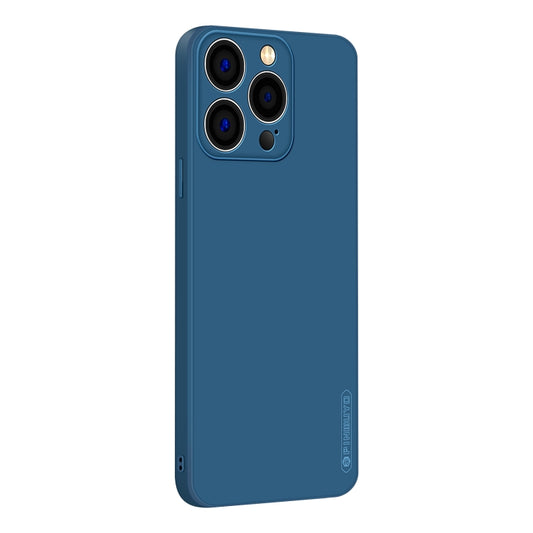 For iPhone 14 Pro Max PINWUYO Sense Series Liquid Silicone TPU Phone Case (Blue) - iPhone 14 Pro Max Cases by PINWUYO | Online Shopping UK | buy2fix