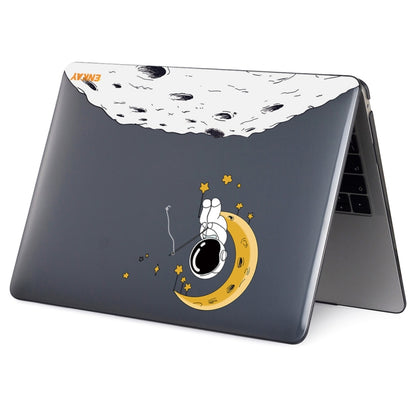 For MacBook Pro 13.3 A1706/A1989/A2159 ENKAY Hat-Prince 3 in 1 Spaceman Pattern Laotop Protective Crystal Case with TPU Keyboard Film / Anti-dust Plugs, Version:US(Spaceman No.3) - MacBook Pro Cases by ENKAY | Online Shopping UK | buy2fix