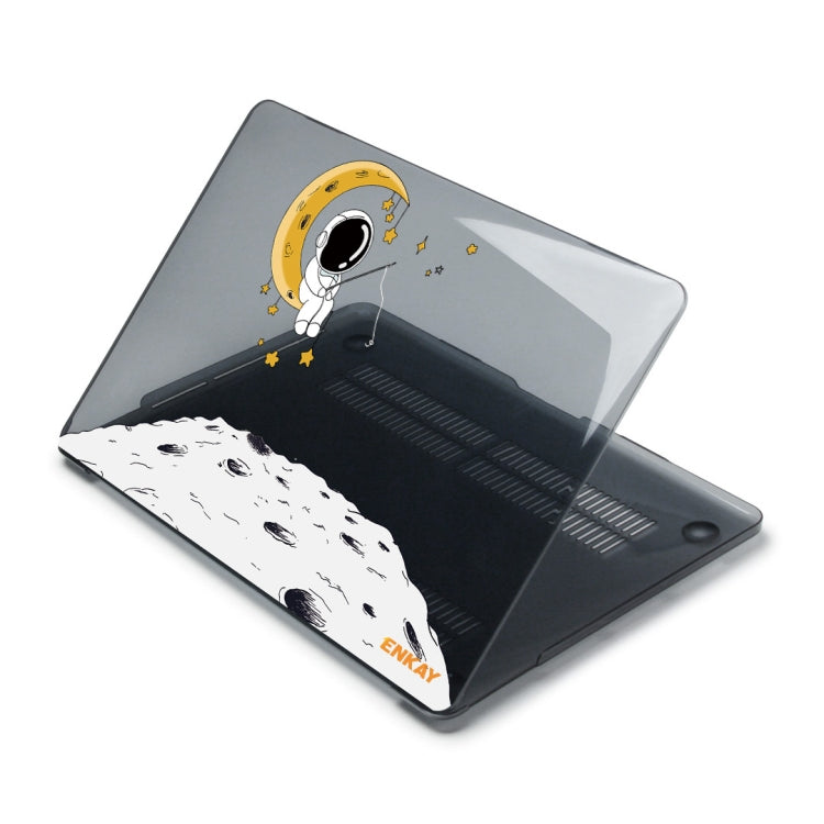 For MacBook Pro 13.3 A1706/A1989/A2159 ENKAY Hat-Prince 3 in 1 Spaceman Pattern Laotop Protective Crystal Case with TPU Keyboard Film / Anti-dust Plugs, Version:US(Spaceman No.3) - MacBook Pro Cases by ENKAY | Online Shopping UK | buy2fix