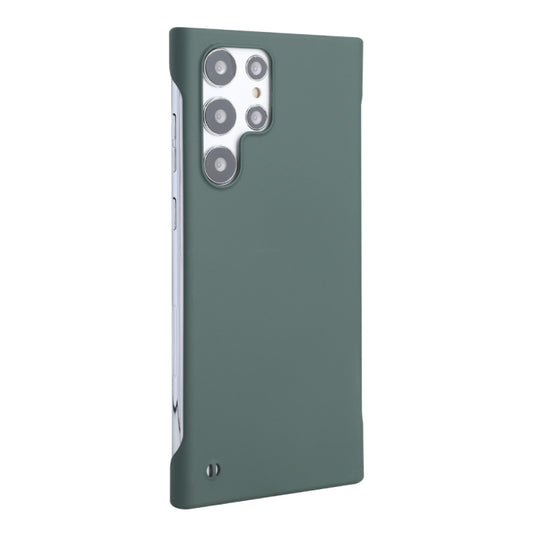 For Samsung Galaxy S23 Ultra 5G ENKAY Matte Frameless Hard PC Case(Dark Green) - Galaxy S23 Ultra 5G Cases by ENKAY | Online Shopping UK | buy2fix