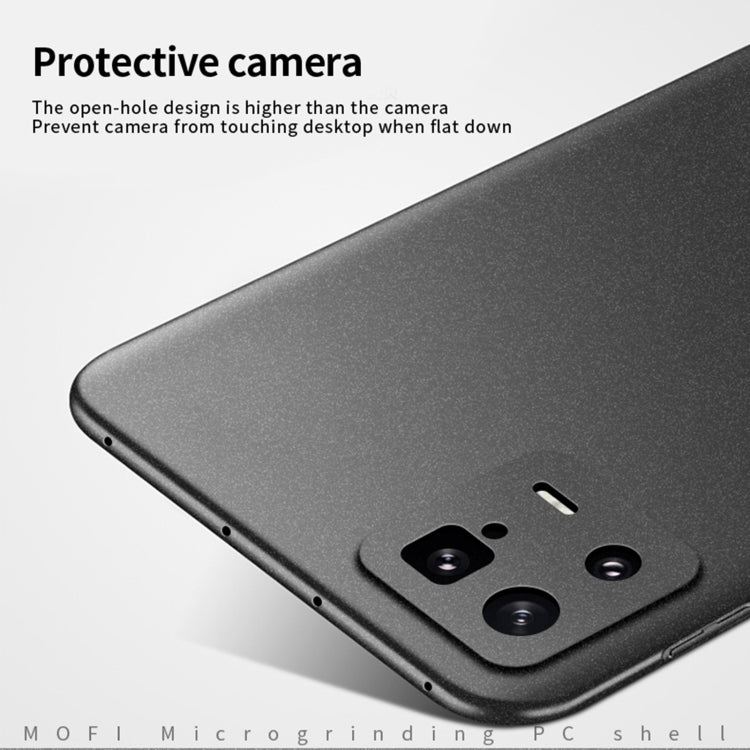 For Xiaomi 13 MOFI Fandun Series Frosted Ultra-thin PC Hard Phone Case(Gray) - Xiaomi Cases by MOFI | Online Shopping UK | buy2fix