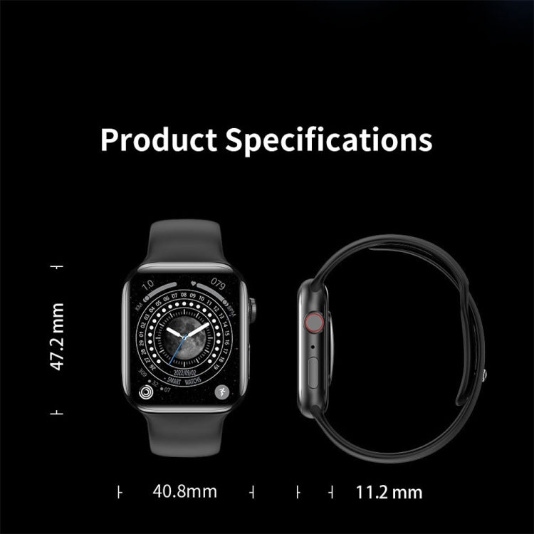 U8 Pro 2.09 inch Color Screen Smart Watch,Support Heart Rate Monitoring / Blood Pressure Monitoring(Silver) - Smart Wear by buy2fix | Online Shopping UK | buy2fix