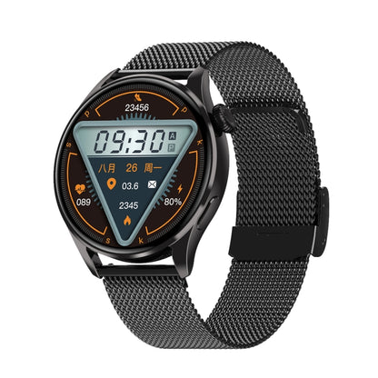 Q3 Max 1.36 inch Color Screen Smart Watch,Steel Strap,Support Heart Rate Monitoring / Blood Pressure Monitoring(Black) - Smart Wear by buy2fix | Online Shopping UK | buy2fix