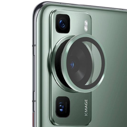 For HUAWEI P60 / P60 Pro / P60 Art ENKAY Hat-Prince 9H Rear Camera Lens Aluminium Alloy Tempered Glass Film(Green) - Huawei Tempered Glass by ENKAY | Online Shopping UK | buy2fix