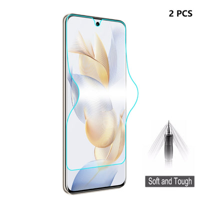 For Honor 90 / Huawei P60 / P60 Pro 2pcs ENKAY Full Glue Soft Explosion-proof Hydrogel Film - For Huawei by ENKAY | Online Shopping UK | buy2fix