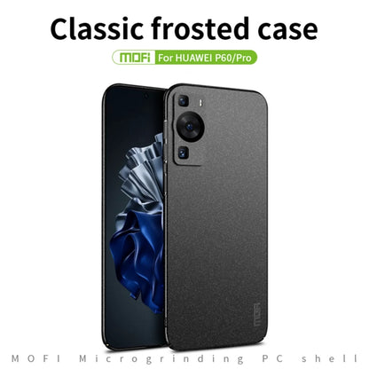 For Huawei P60 / P60 Pro MOFI Fandun Series Frosted PC Ultra-thin All-inclusive Phone Case(Red) - Huawei Cases by MOFI | Online Shopping UK | buy2fix