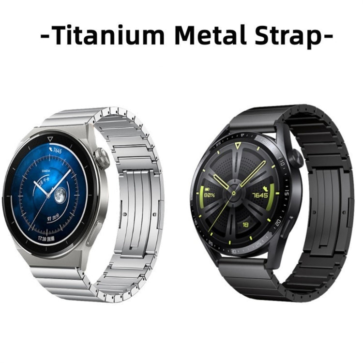 For Huawei Watch GT 2e One Bead Titanium Alloy Watch Band(Gray) - Watch Bands by buy2fix | Online Shopping UK | buy2fix