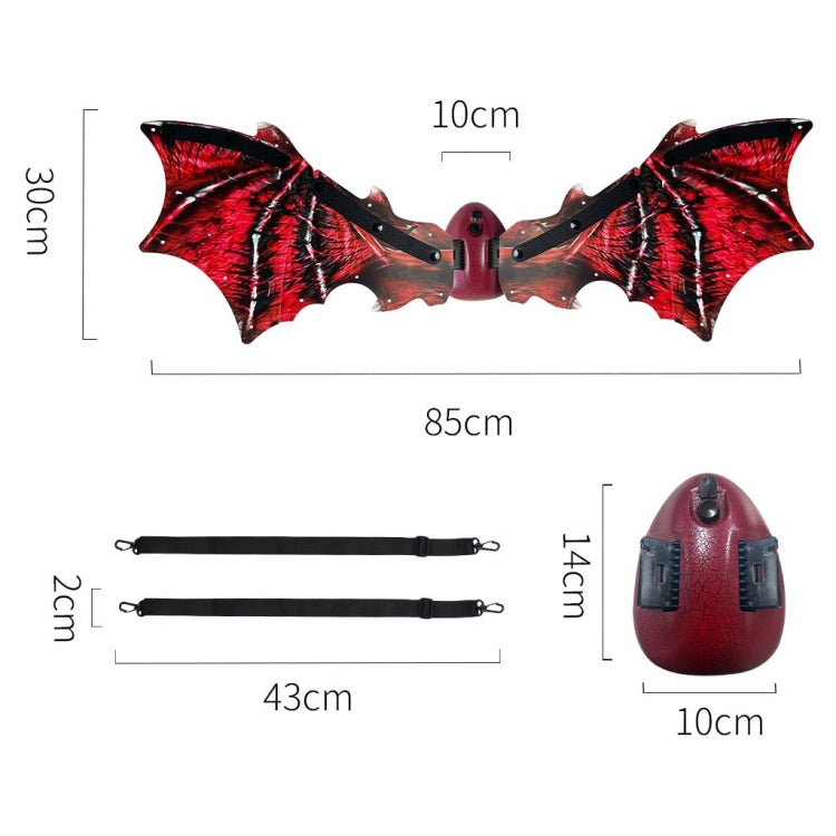 Rockwoo R02 Electric Dinosaur Wings with Lighting and Music(Red) - Music Toys by buy2fix | Online Shopping UK | buy2fix