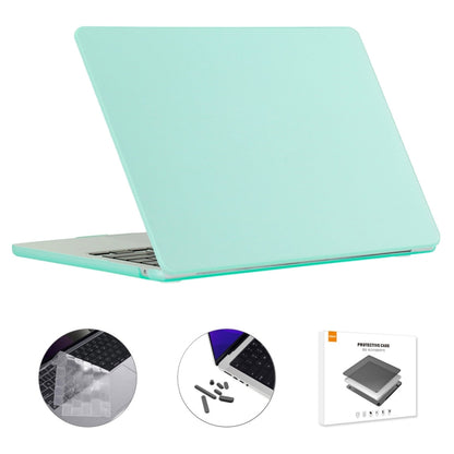 For MacBook Air 15.3 A2941 ENKAY US Version 3 in 1 Matte Protective Case with TPU Keyboard Film & Anti-dust Plugs(Light Green) - MacBook Air Cases by ENKAY | Online Shopping UK | buy2fix