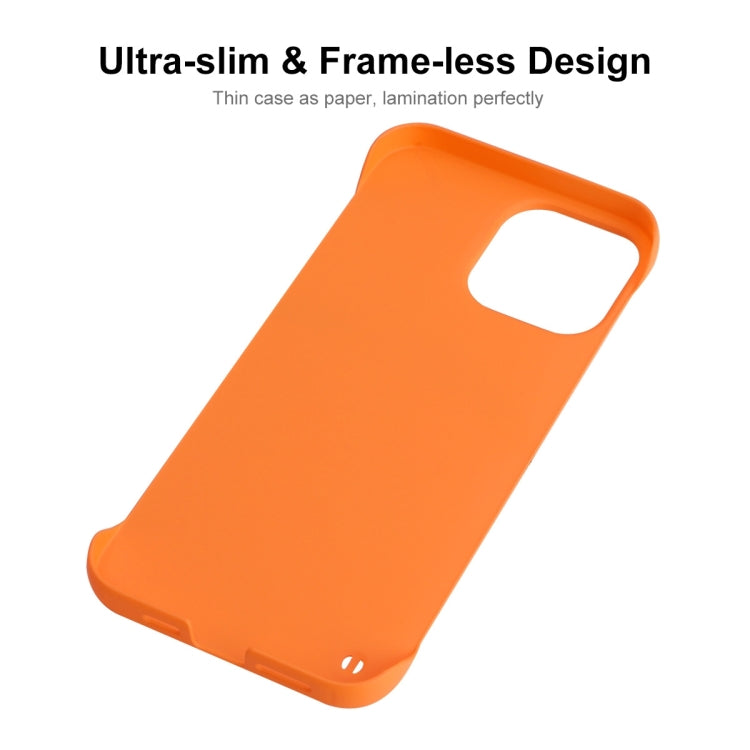 For iPhone 15 Pro Max ENKAY Ultra-thin Matte Frameless PC Phone Case(Orange) - iPhone 15 Pro Max Cases by ENKAY | Online Shopping UK | buy2fix