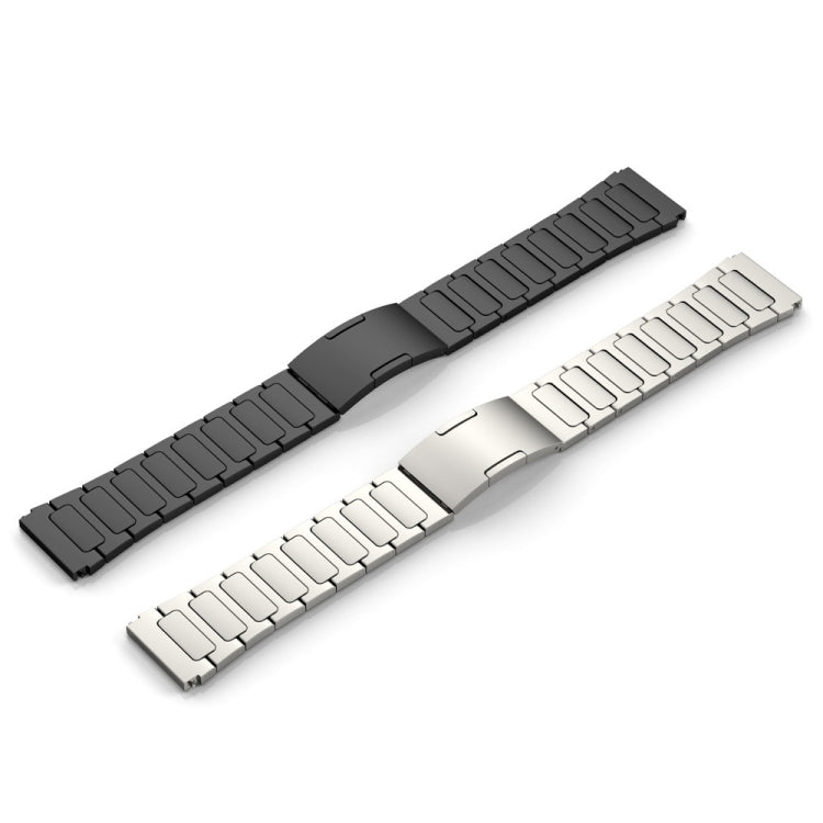 For Amazfit GTR 3 22mm I-Shaped Titanium Alloy Watch Band(Sliver) - Watch Bands by buy2fix | Online Shopping UK | buy2fix