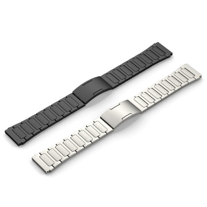 For Amazfit GTR 4 22mm I-Shaped Titanium Alloy Watch Band(Sliver) - Watch Bands by buy2fix | Online Shopping UK | buy2fix