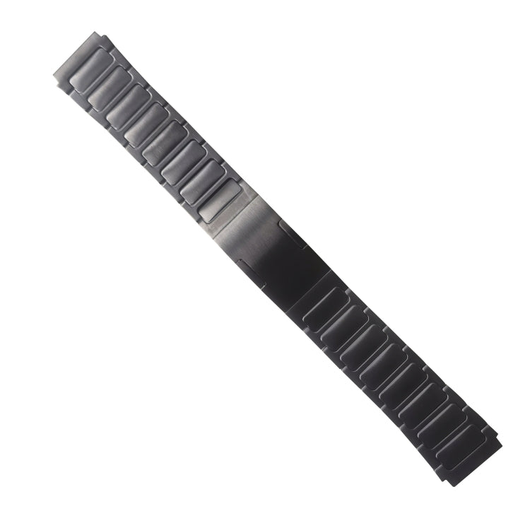 For Garmin Forerunner 265 22mm I-Shaped Titanium Alloy Watch Band(Grey) - Watch Bands by buy2fix | Online Shopping UK | buy2fix
