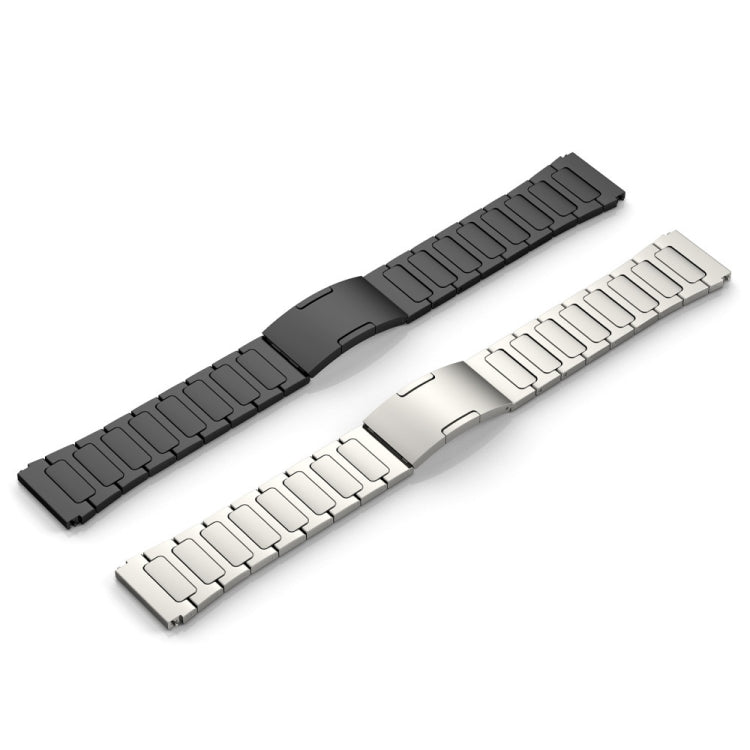 For Xiaomi Haylou RS4 LS12 22mm I-Shaped Titanium Alloy Watch Band(Sliver) - Watch Bands by buy2fix | Online Shopping UK | buy2fix