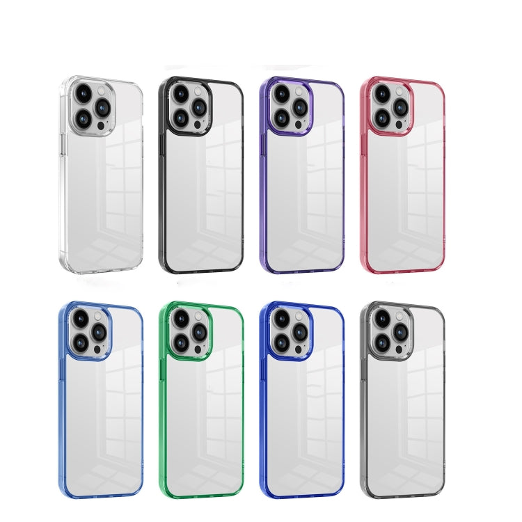 For iPhone 15 Pro Max Ice Color Clear PC Hybrid TPU Phone Case(White) - iPhone 15 Pro Max Cases by buy2fix | Online Shopping UK | buy2fix